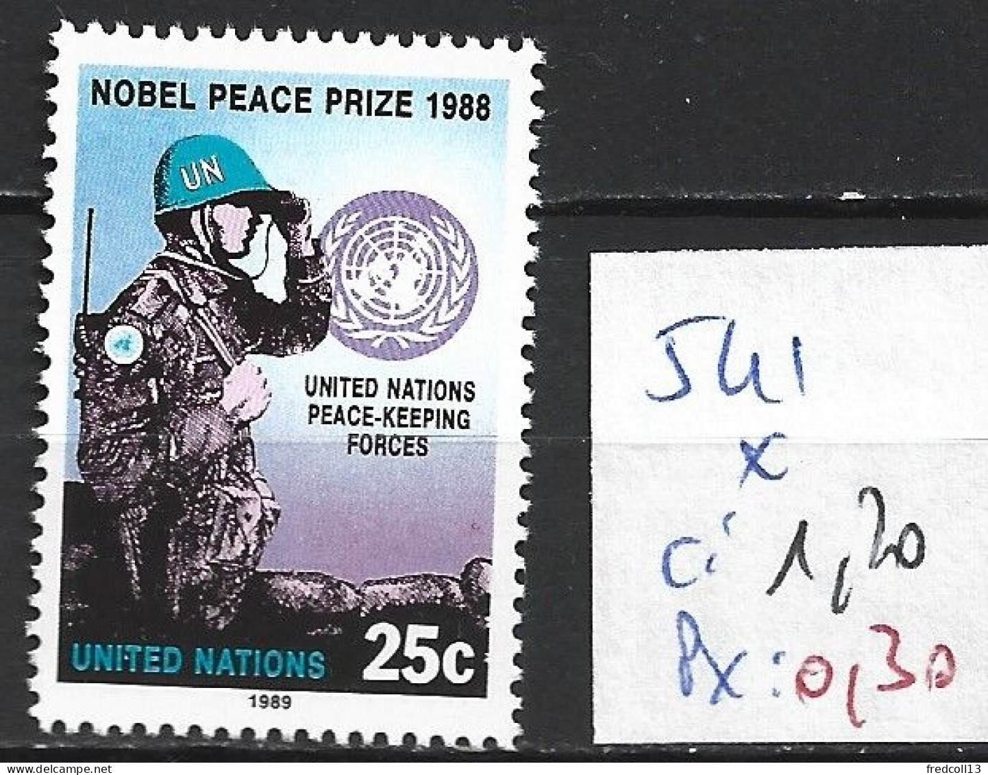 NATIONS UNIES OFFICE DE NEW-YORK 541 * Côte 1.20 € - Unused Stamps