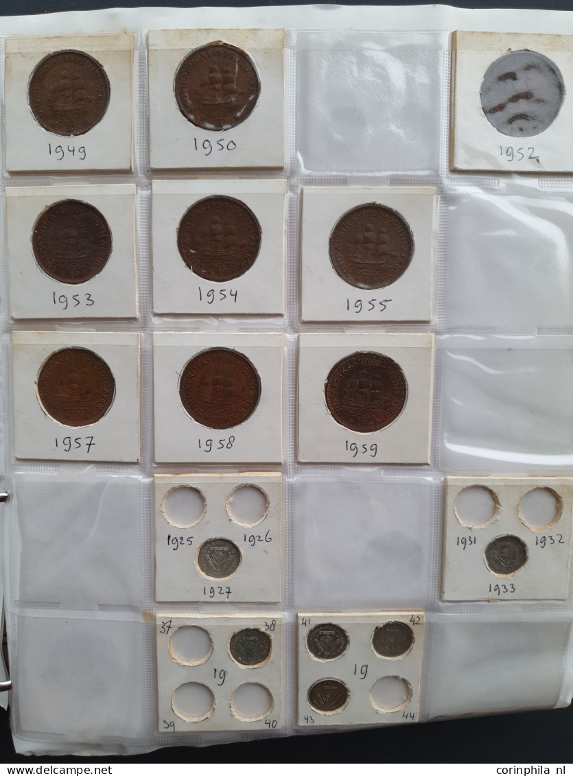 collection Africa 1900-2000 with some silver in two albums