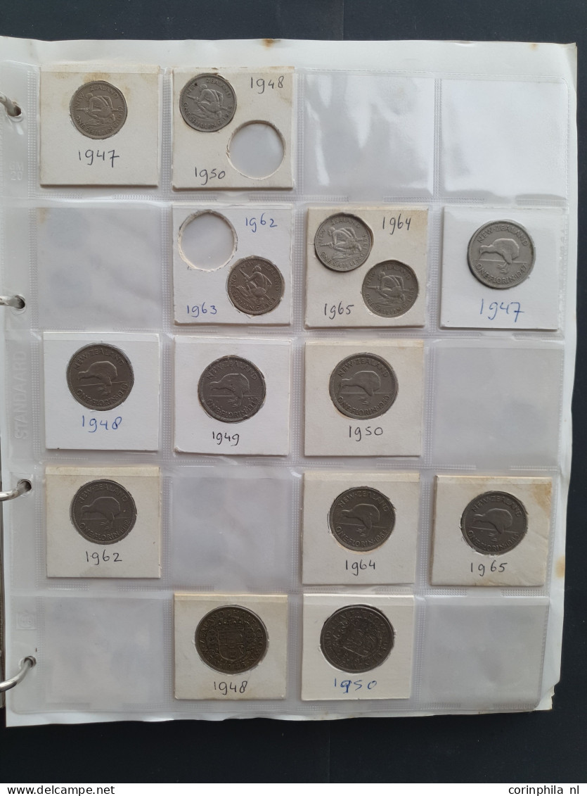 collection Australia, New Zealand, Philippines and Oceania 1900-2000 with some silver in album