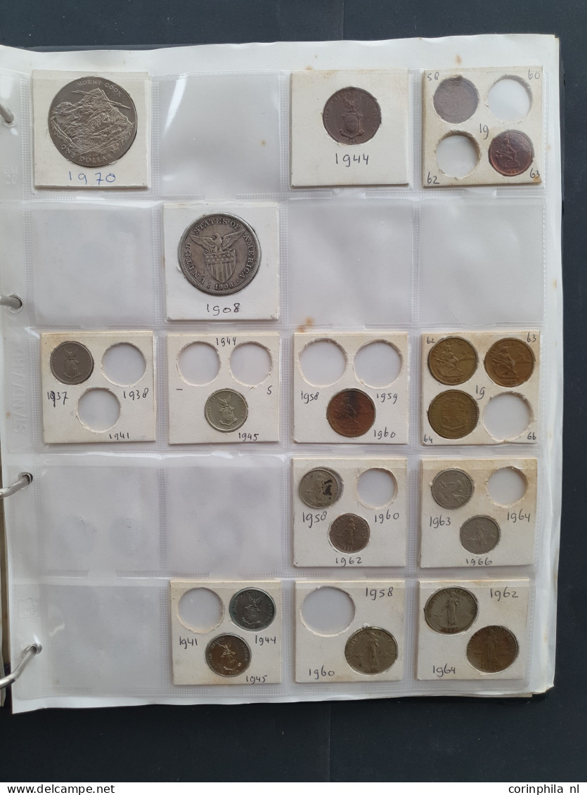 collection Australia, New Zealand, Philippines and Oceania 1900-2000 with some silver in album