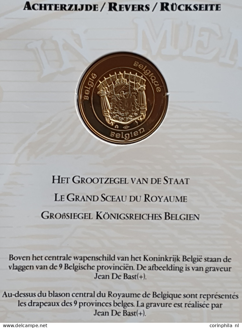 België Herdenkingsmedaille Boudewijn 1930-1993 – Goud 15.55gr. 0.999 – Proof In Mapje In Envelop - Other & Unclassified