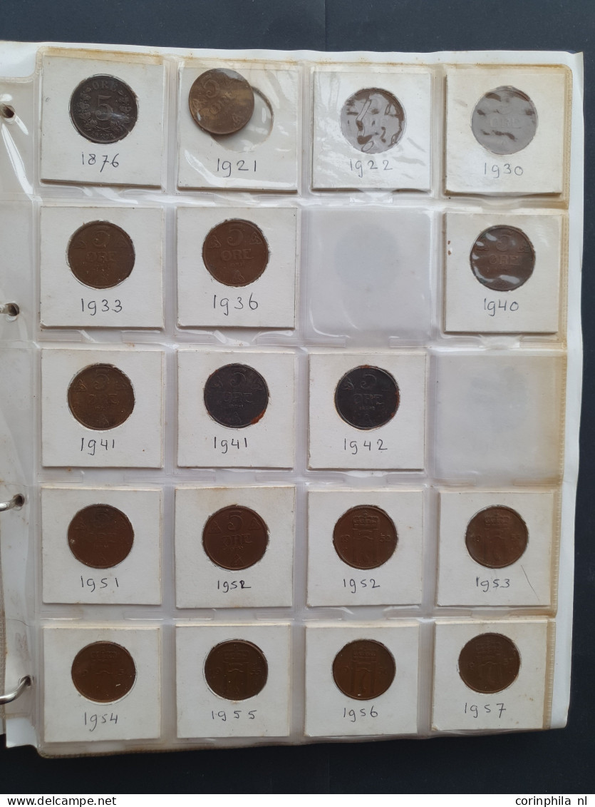 collection Denmark, Norway, Sweden, Finland and Iceland, mainly 1900-2000, some older among which Norway 1 Krone 1901 an