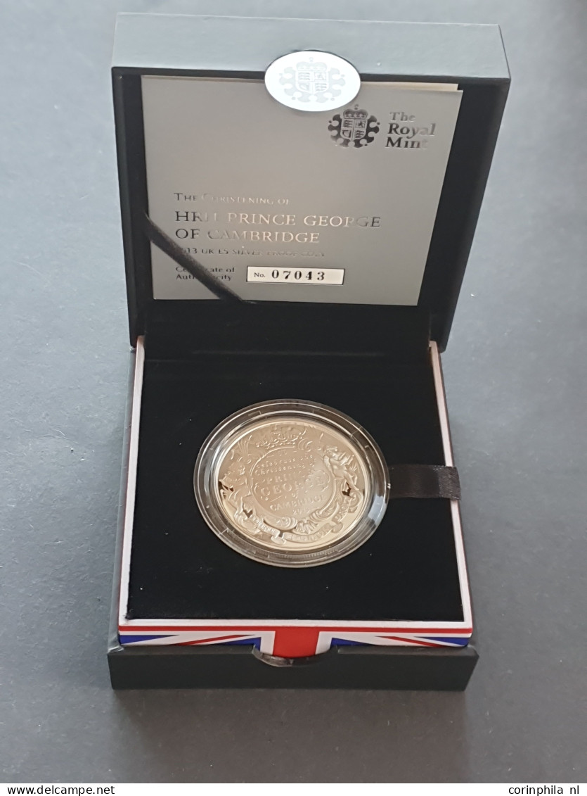 Great Britain collection The Royal Mint (40 pieces) among which 4th Olympiad 1908 2 Pound in original boxes with certifi