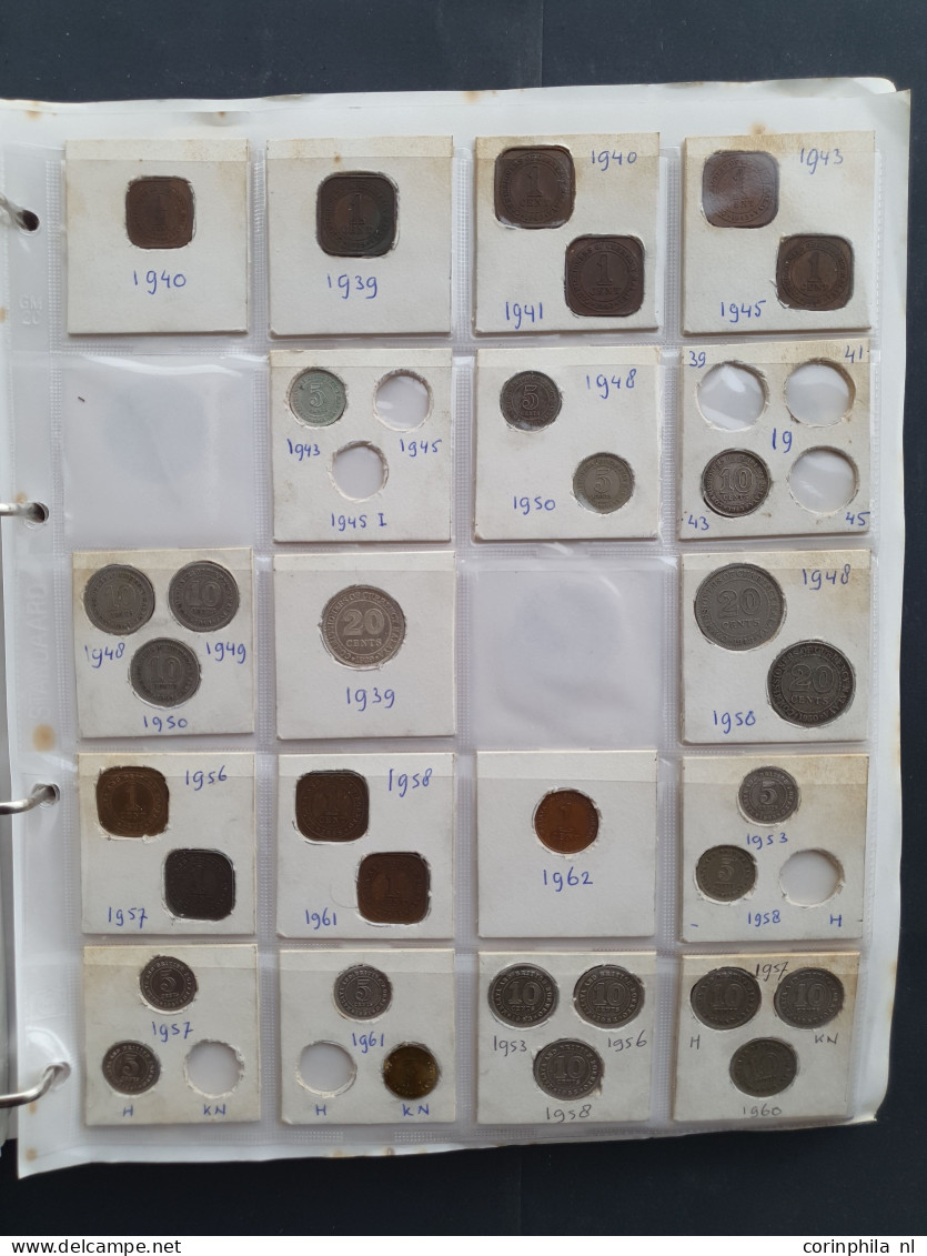 collection Malysia, Singapore and Hong Kong 1850-2000 with some silver in album