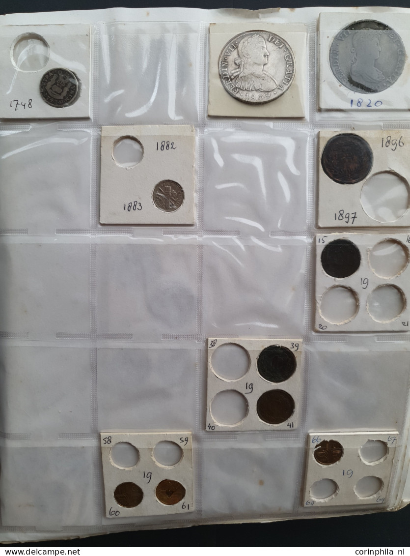 Collection Middle And South America 1800-2000 With Some Silver, Among Which Mexico 8 Reales 1809 TH In 3 Albums - Other - America