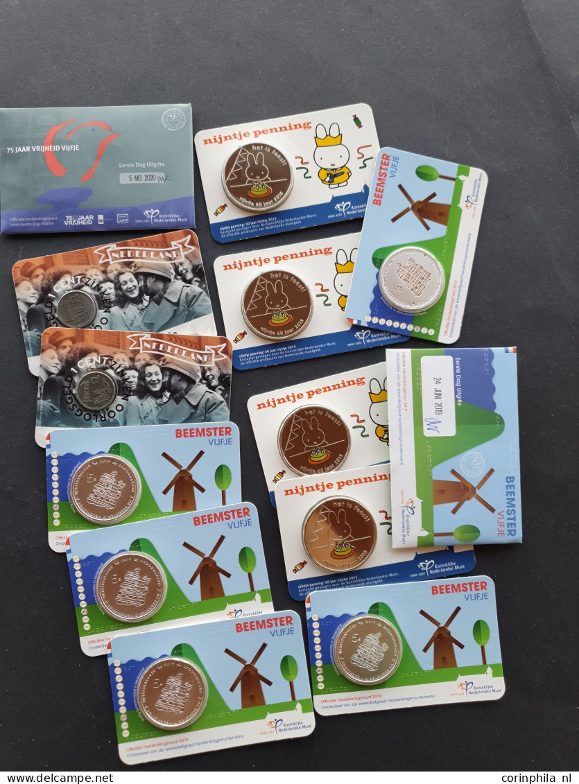 Coincards 5 En 2 Euro Vnl. Nederland En Met Iets Europa (795 Stuks) In Plastic Sorteerbakken - Altri & Non Classificati