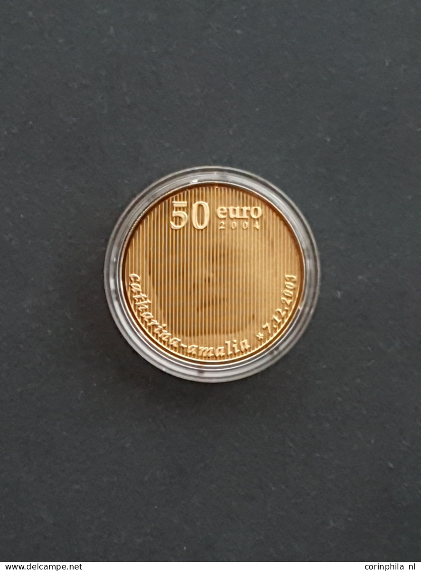 50 Euro 2004 – Goud 13.44gr. 0.900 – Proof In Capsule In Doosje - Otros & Sin Clasificación