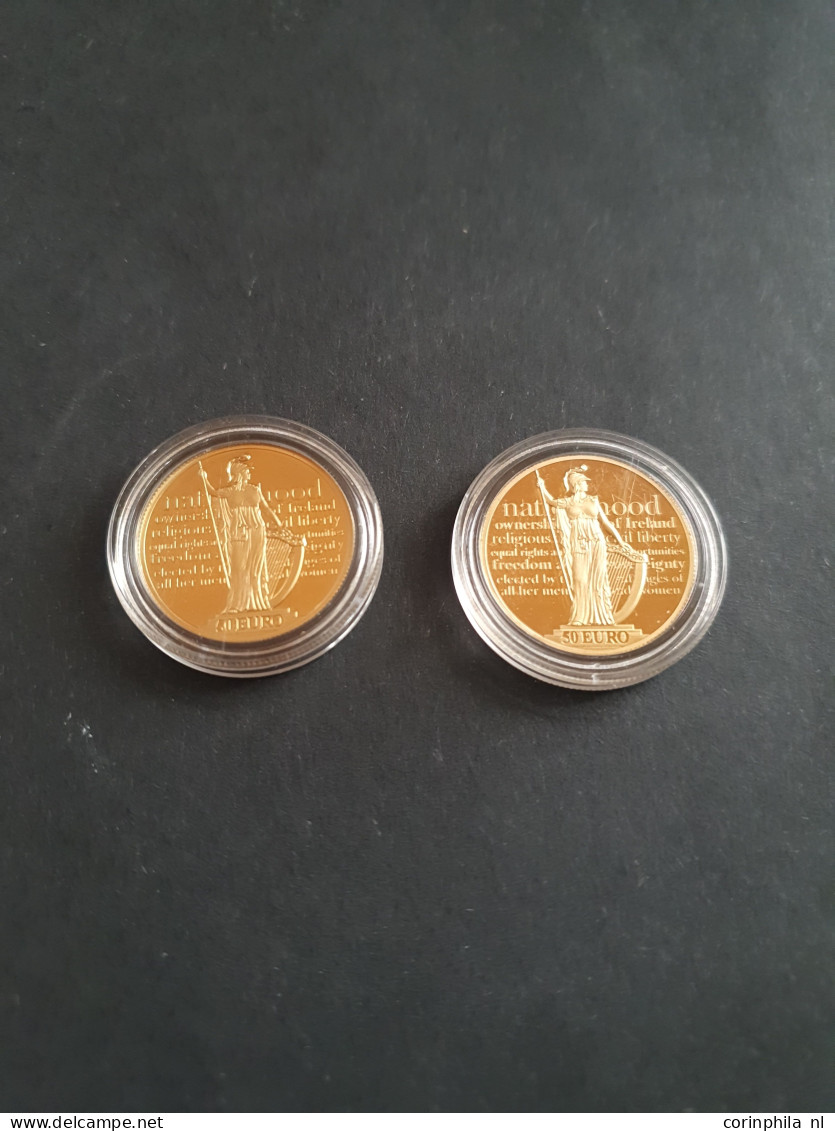 Ireland 50 Euro 2016 (2 Pieces) - 100th Anniversary Of The Proclamation Of The Irish Republic – Gold 7.8gr. 0.999 – Proo - Autres & Non Classés