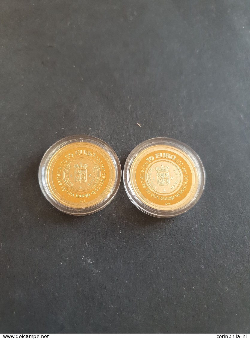 10 Euro 2006 (2 Stuks) - Belasting Tientje – Goud 6.72gr. 0.900 – Proof In Capsules In Doosje - Other & Unclassified