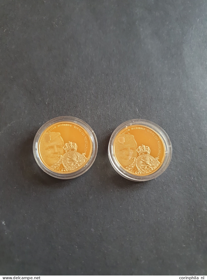 10 Euro 2017 (2 Stuks) - Stelling Van Amsterdam – Goud 6.72gr. 0.900 – Proof In Capsules In Doosje - Other & Unclassified