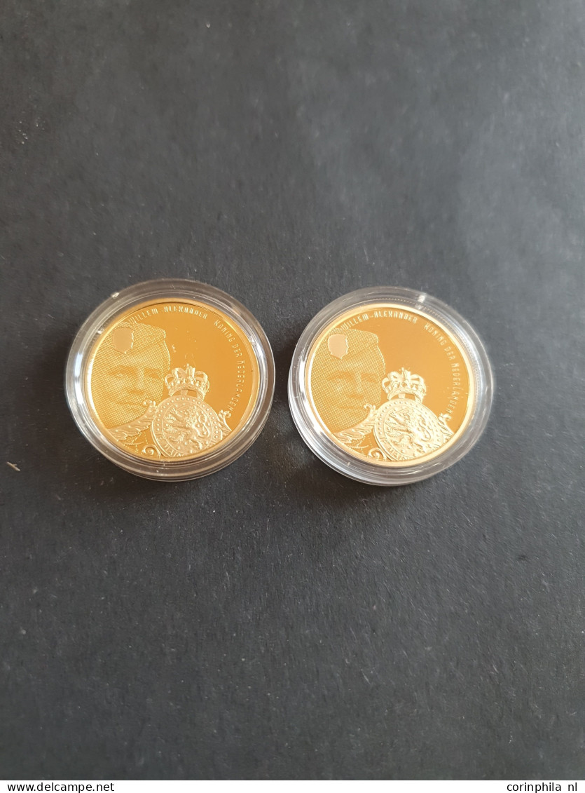 10 Euro 2017 (2 Stuks) - Van Nellefabriek – Goud 6.72gr. 0.900 – Proof In Capsules In Doosje - Otros & Sin Clasificación