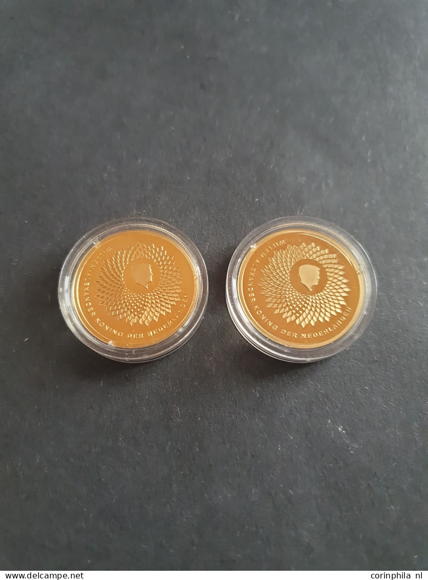 10 Euro 2018 (2 Stuks) - Wageningen Universiteit – Goud 6.72gr. 0.900 – Proof In Capsules In Doosje - Other & Unclassified