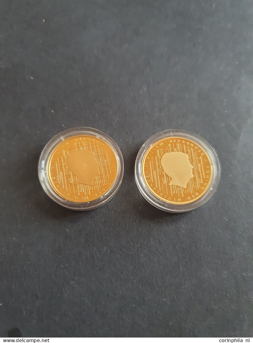 10 Euro 2018 (2 Stuks) - Schokland – Goud 6.72gr. 0.900 – Proof In Capsules In Doosje - Otros & Sin Clasificación