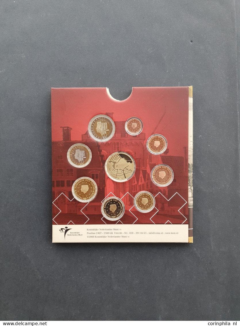 Amsterdam Goud Collectie - twee eeuwen met alle zes de Amsterdam Goudsets inclusief de gouden 10 Euro herdenkingsmunt Ar