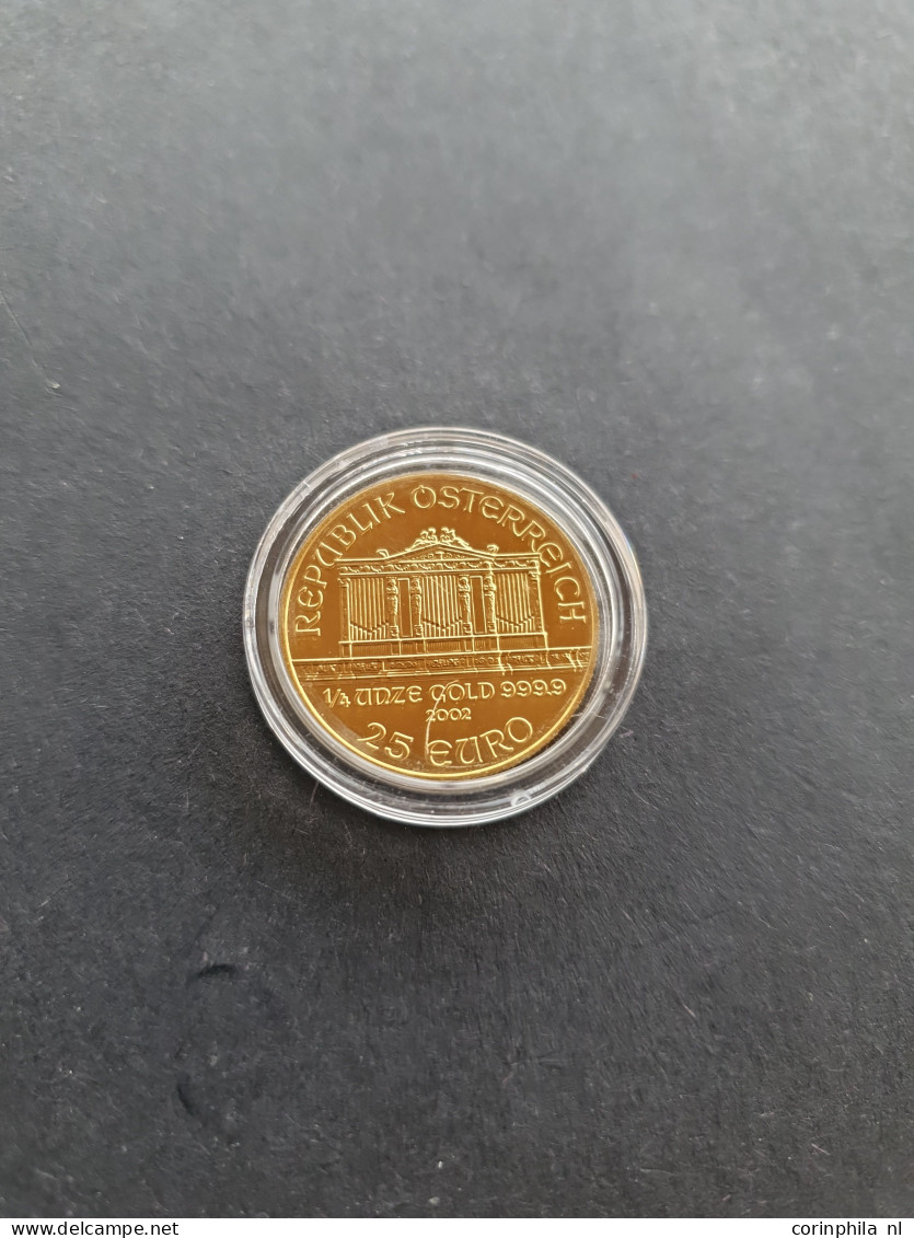 Austria 25 Euro 2002 - Vienna Philharmonic – Gold 7.776gr. 0.999 – Proof In Capsule In Small Box  - Other & Unclassified