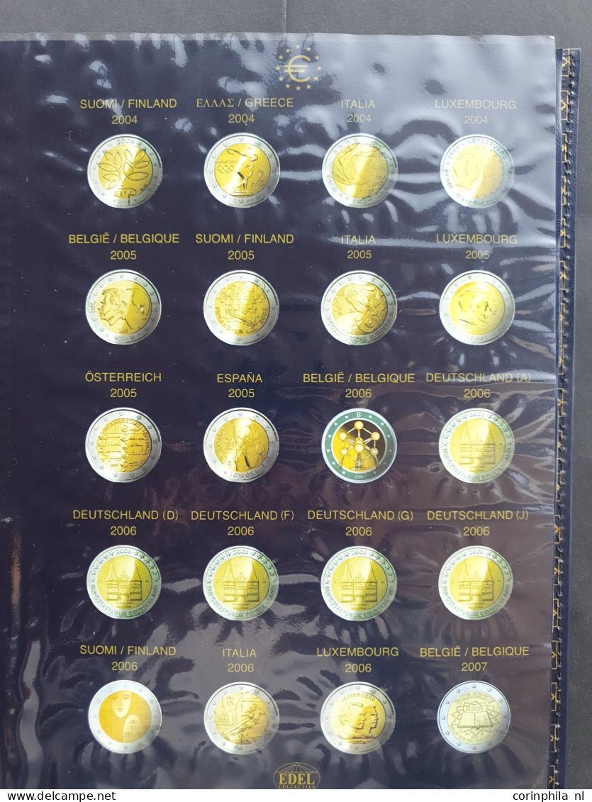 2 Euro Coins Europa (602 Pieces) Apart In Bags, Capsules In Cassette, Albums And Little Box In Box - Other & Unclassified