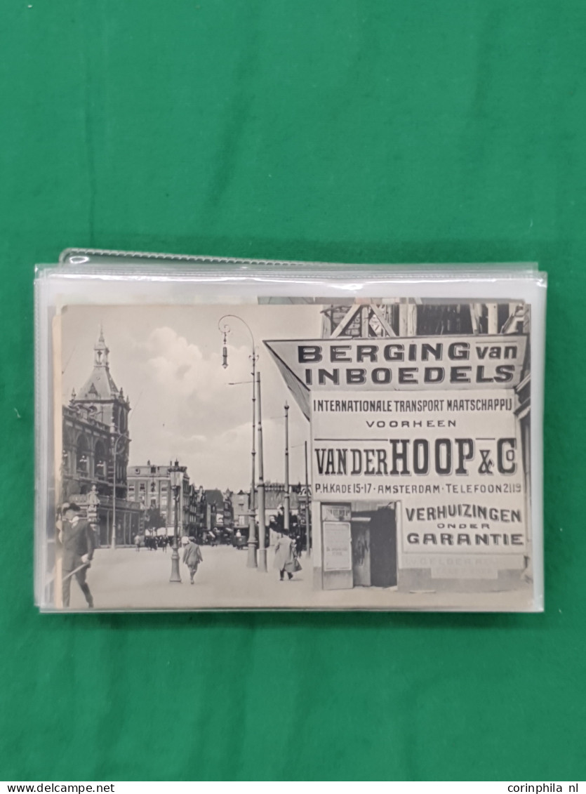 Cover Amsterdam, Ca. 100 Ex. W.b. Oude En Zeer Oude En Souvenir Wereldtentoonstelling In Envelop  - Otros & Sin Clasificación