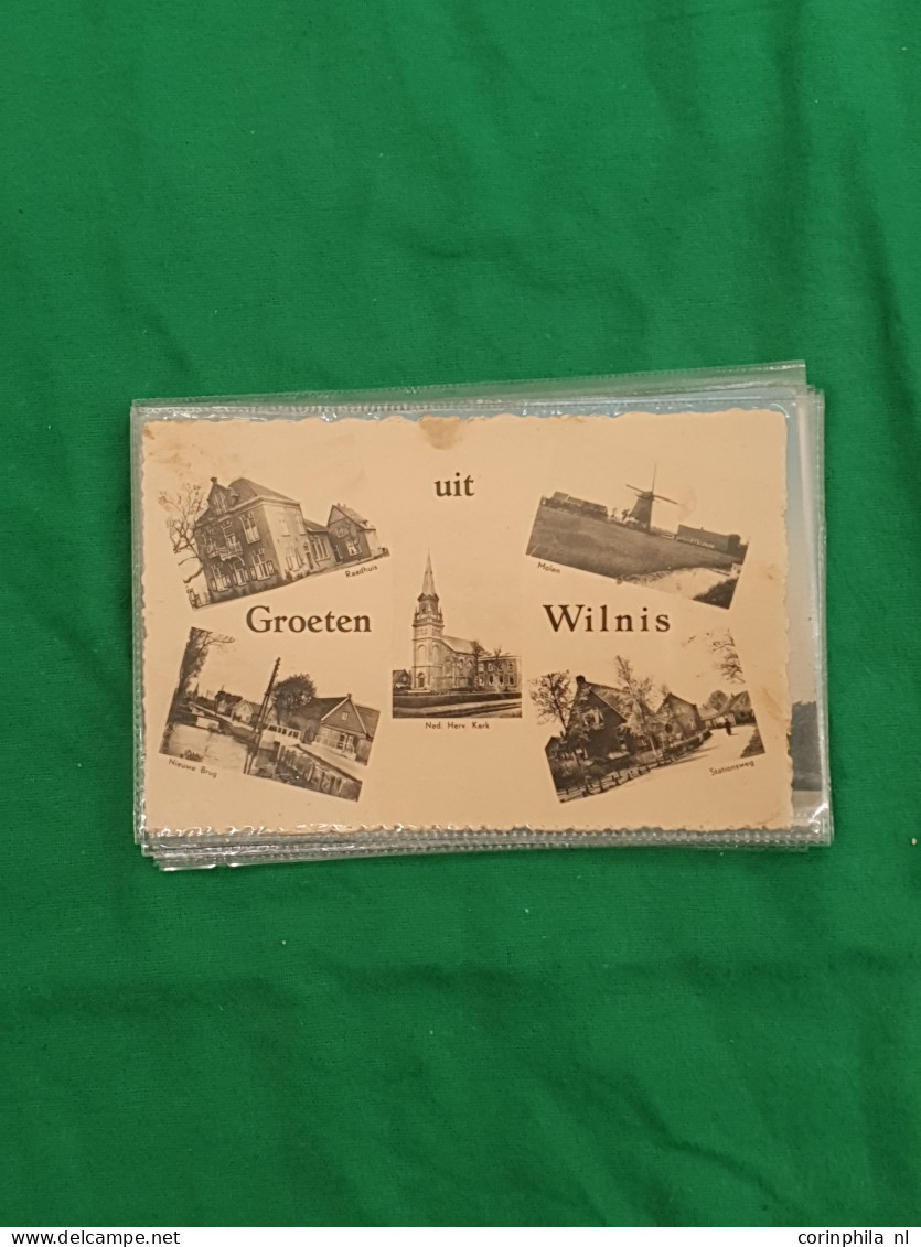 Cover Mijdrecht, Ter Aa, Wilnis en Vinkeveen, ruim 500 prentbriefkaarten w.b. iets oude en zeer oude in doosje