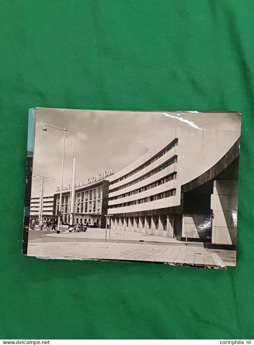 Cover ca. 900 ex. w.b. Rotterdam, Den Haag meest voor 1950 in doos