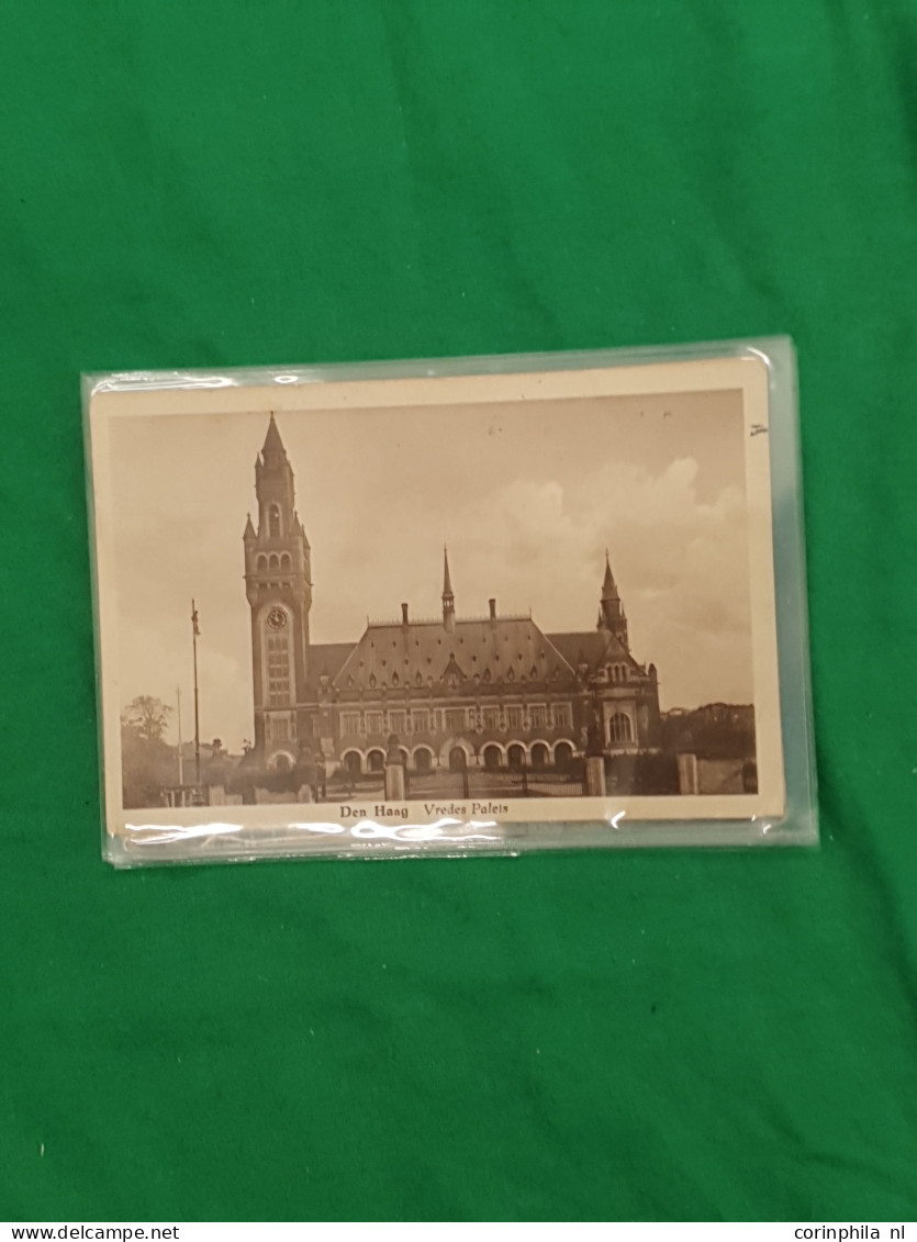 Cover ca. 900 ex. w.b. Rotterdam, Den Haag meest voor 1950 in doos