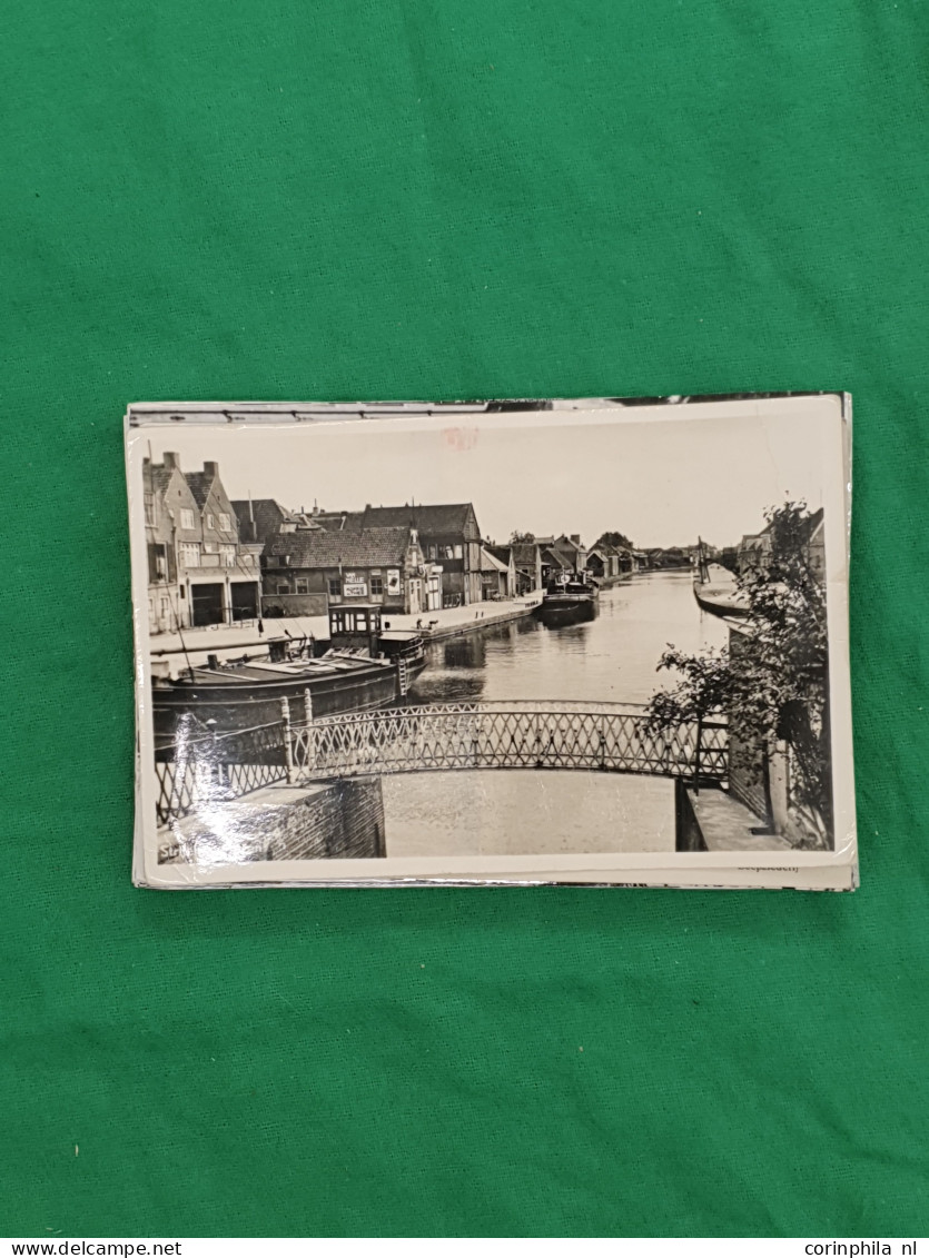 Cover ca. 900 ex. w.b. Rotterdam, Den Haag meest voor 1950 in doos