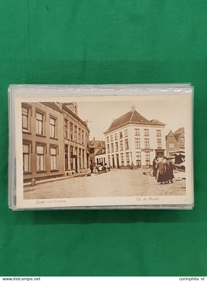 Cover Gelderland, ca. 90 ex. w.b. oude en zeer oude in envelop