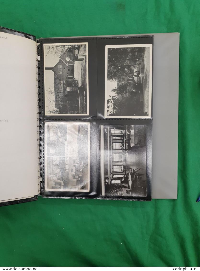 Cover collectie Arnhem w.b. bombardement, uitgebreid Park Sonsbeek, betere ex. (zeer oude) in 9 mappen en in 2 enveloppe