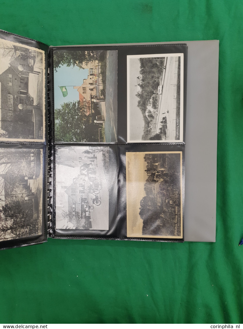 Cover collectie Arnhem w.b. bombardement, uitgebreid Park Sonsbeek, betere ex. (zeer oude) in 9 mappen en in 2 enveloppe