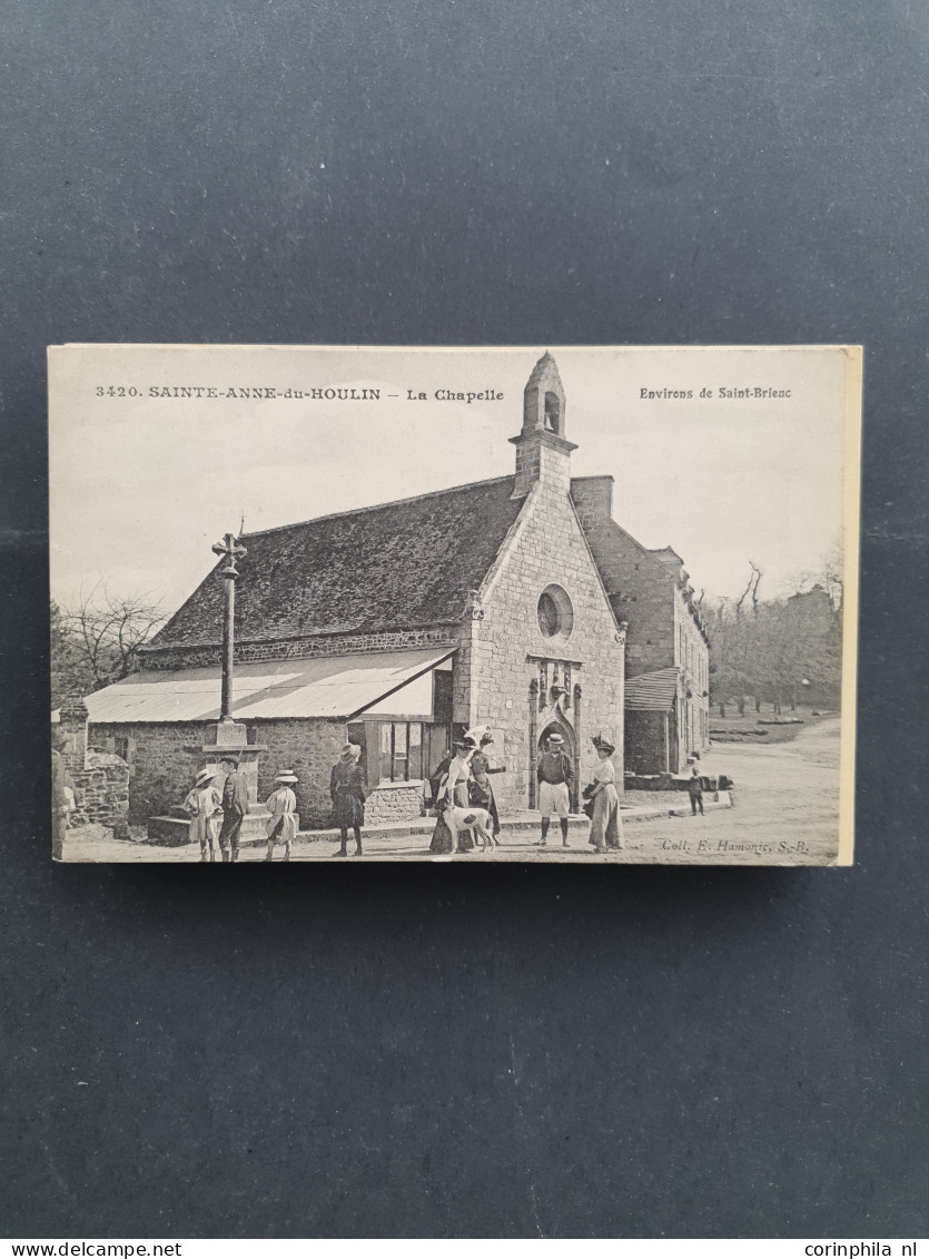 Cover France, over 1900 postcards including older in plastic box