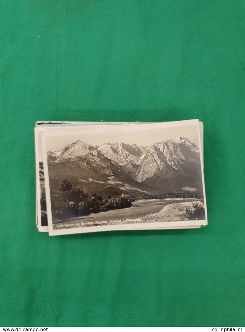 Cover Germany, approx. 400 postcards including 30 litho cards in small box