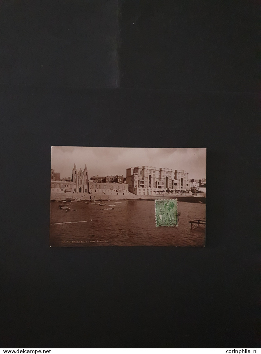 1900 onwards 15 mostly better postcards all franked including Ashanti-dorf, litho Austria -Venedig in Wien - etc. in env