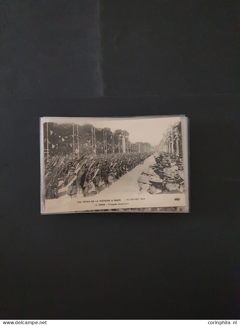 Cover Military, Approx. 160 Postcards Mainly WWI In Small Box - Otros & Sin Clasificación