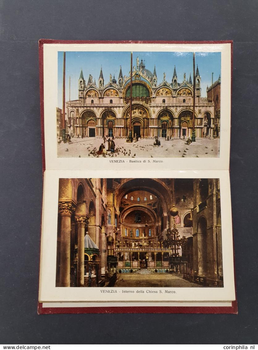 Cover 100s Of Postcards Mainly Landscapes, Christmas Etc. In Wooden Box - Autres & Non Classés