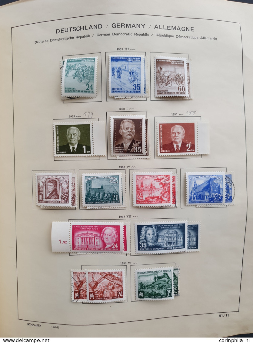 1860c/1945 collections used and * including Bulgaria, Bosnia, GDR (some water damage on the blocks of 4), Luxembourg, Sw