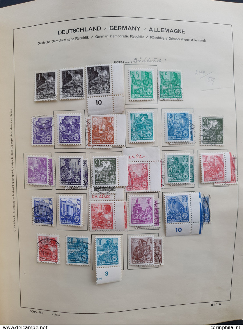 1860c/1945 collections used and * including Bulgaria, Bosnia, GDR (some water damage on the blocks of 4), Luxembourg, Sw