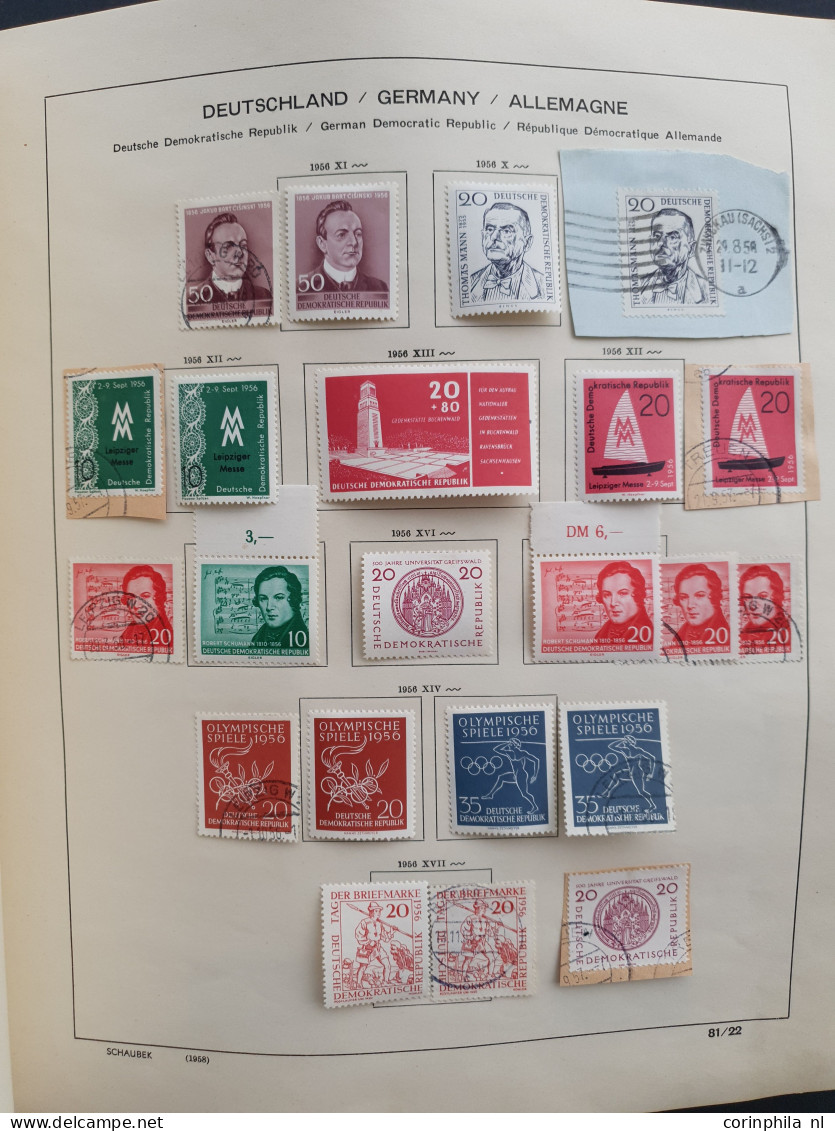 1860c/1945 collections used and * including Bulgaria, Bosnia, GDR (some water damage on the blocks of 4), Luxembourg, Sw