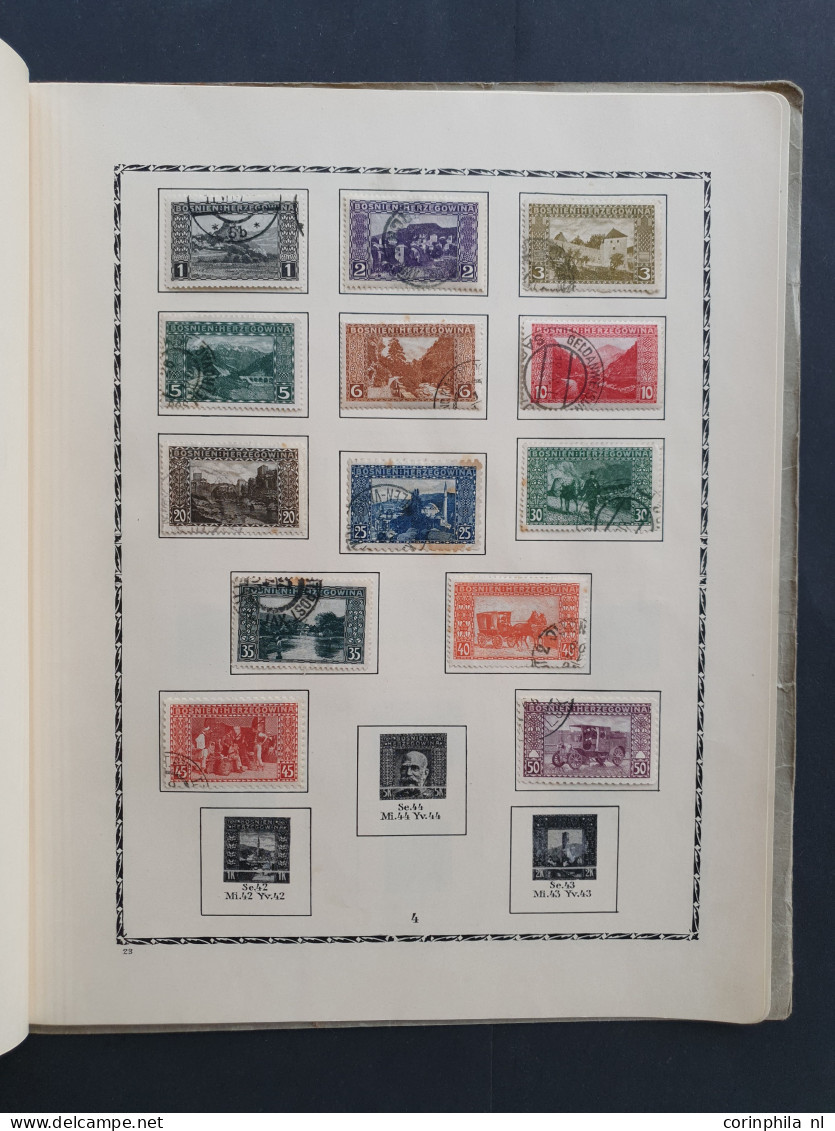 1860c/1945 collections used and * including Bulgaria, Bosnia, GDR (some water damage on the blocks of 4), Luxembourg, Sw