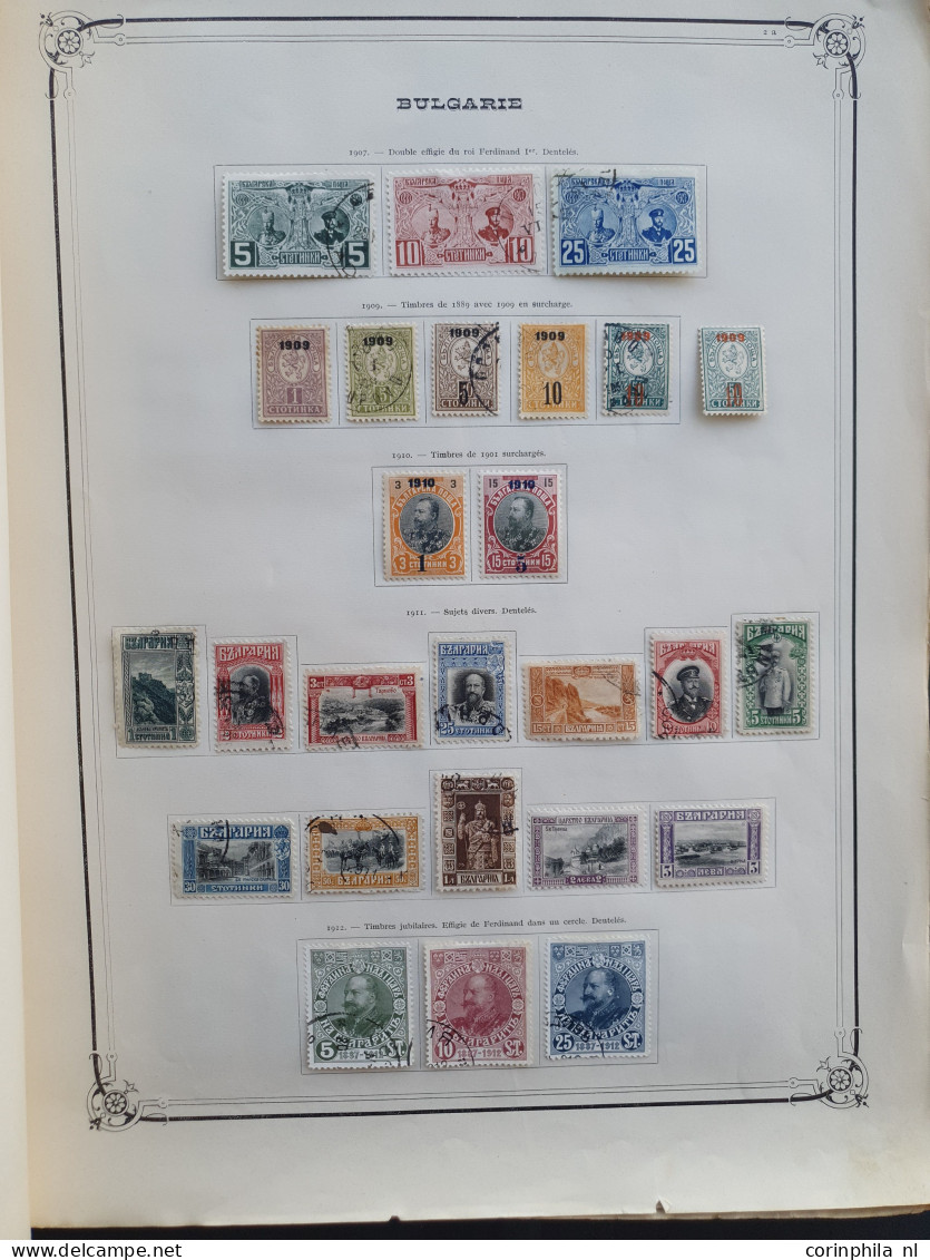 1860c. onwards collections Poland, Bulgaria, Fiume, Spanish Andorre (including 1928 overprint set), Albania, Yugoslavia,