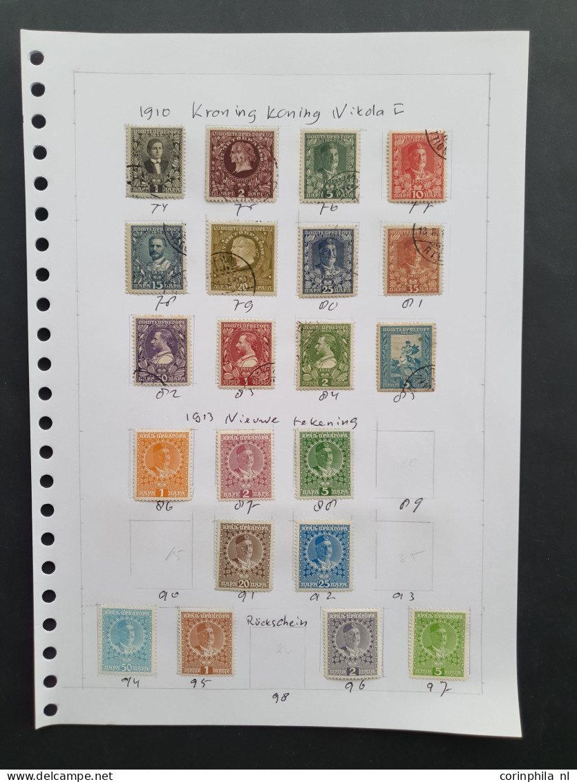 1879/1945 collection used and * with better items including Croatia, Slovensko, Serbia, Silesia and Bosnia on album page