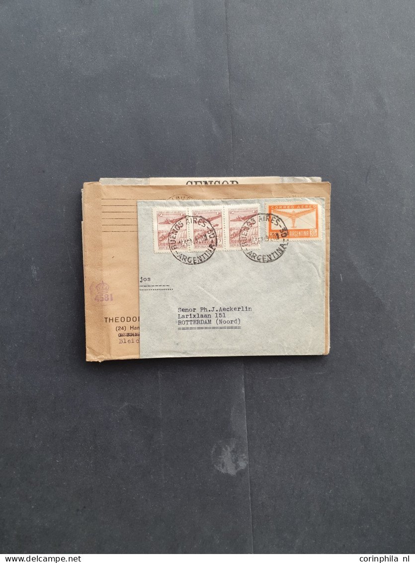 Cover 1900c. onwards mostly 1st and 2nd worldwar postal history including picture postcards, censor, p.o.w. mail, redcro