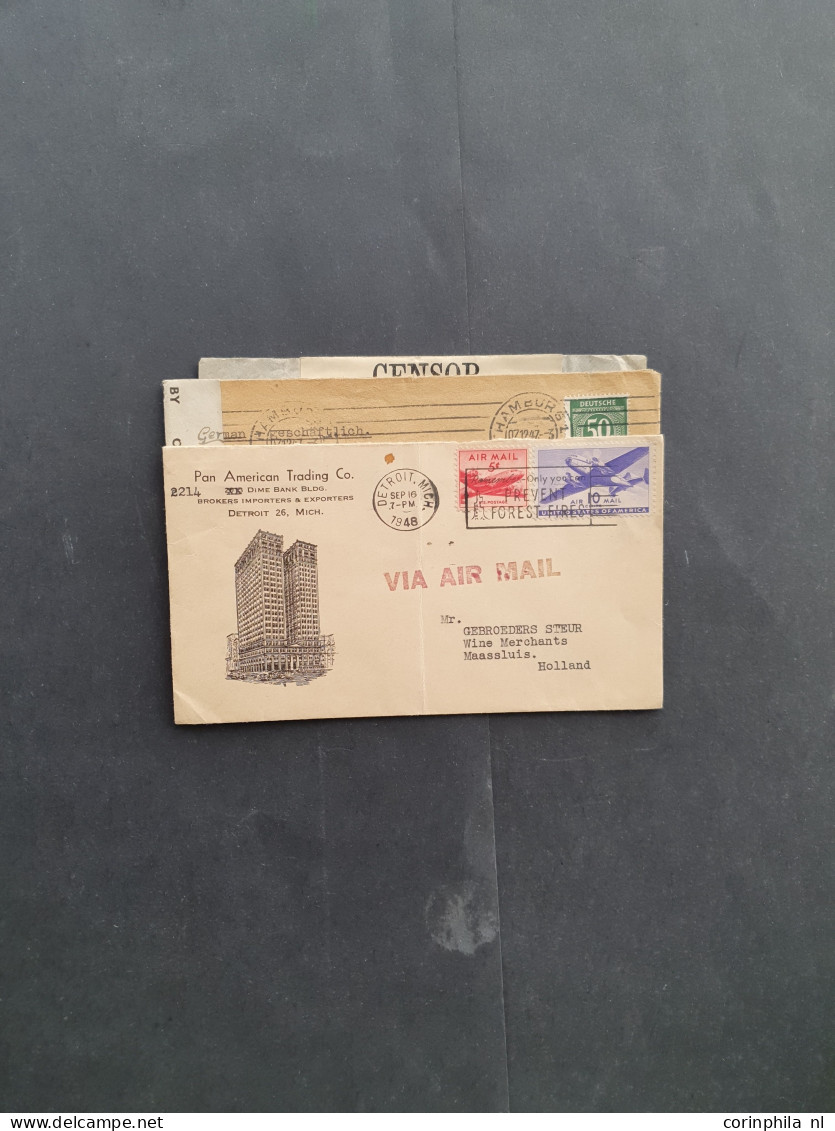 Cover 1900c. onwards mostly 1st and 2nd worldwar postal history including picture postcards, censor, p.o.w. mail, redcro