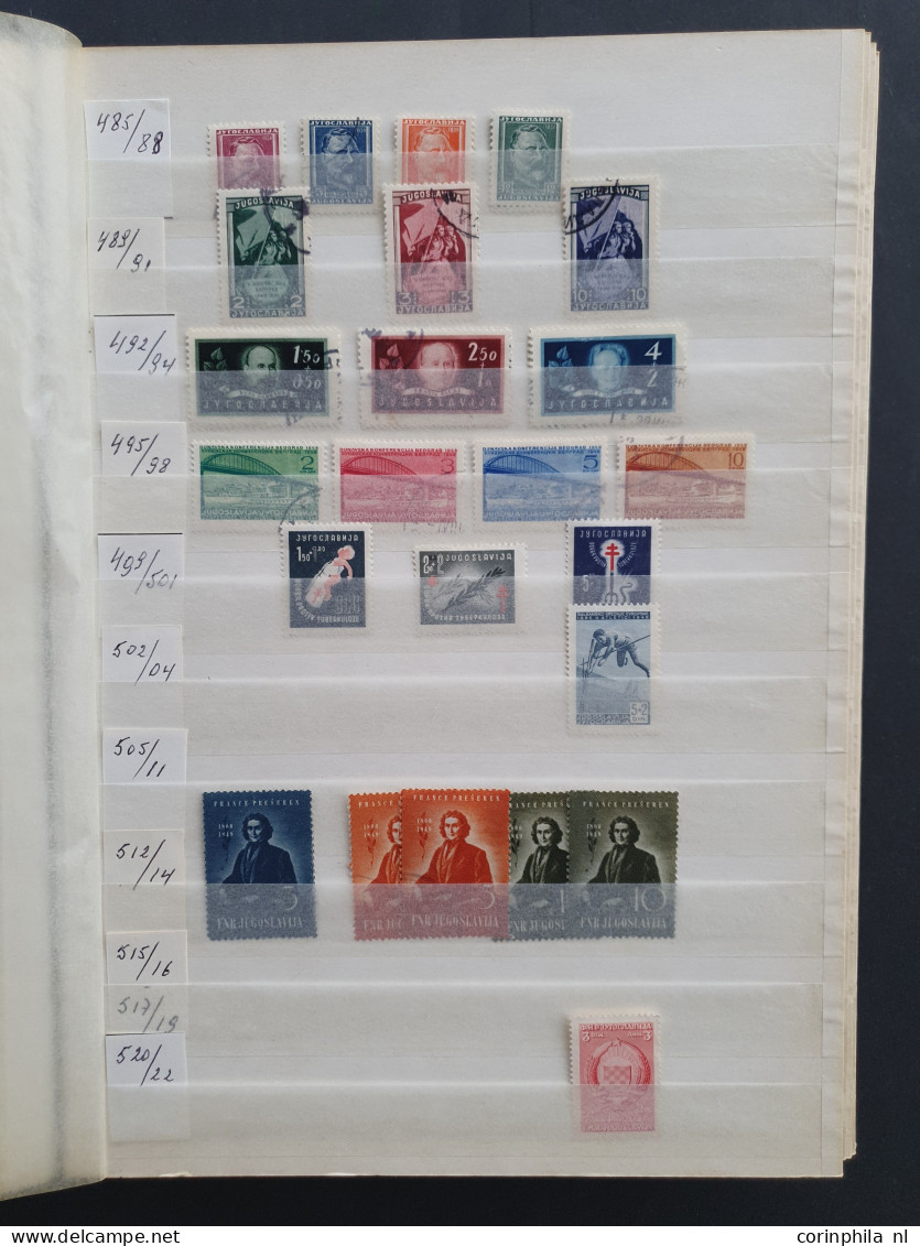1881/2016 Stock Bulgaria, Yugoslavia And Albania Used */** With A Large Number Of Stamps And Sheetlets, Some Better Item - Altri - Europa