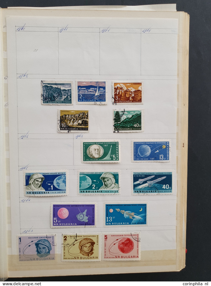 1881/2016 stock Bulgaria, Yugoslavia and Albania used */** with a large number of stamps and sheetlets, some better item