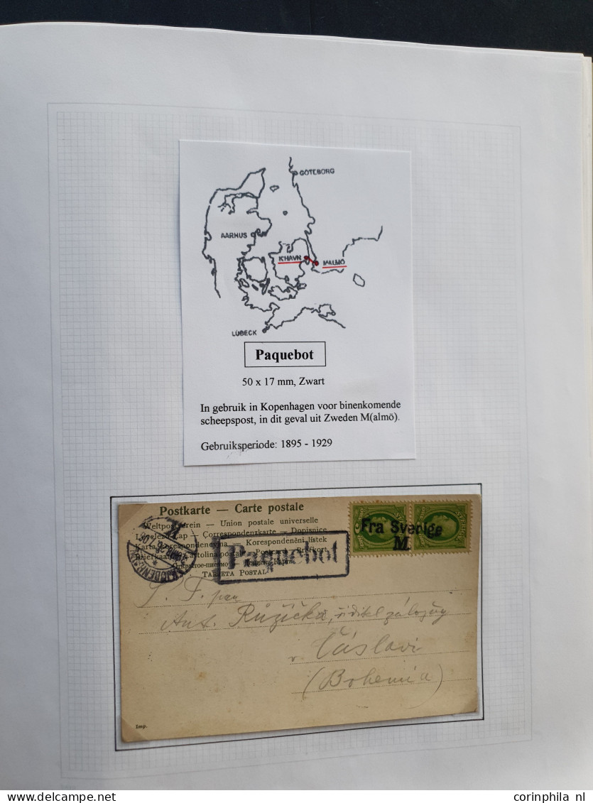 Cover 1863/1989 Collection Shipmail With Approx. 46 Covers Cancelled 'Paquebot' Incl. Better Items. E.g. Fra Sverige M C - Otros - Europa