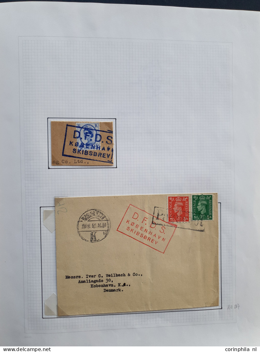 Cover 1863/1989 collection shipmail with approx. 46 covers cancelled 'Paquebot' incl. better items. e.g. Fra Sverige M c