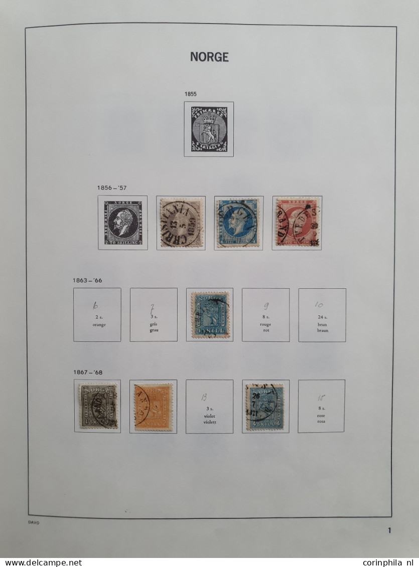 1851/ 2012 Used Collection Including Denmark, Norway And Sweden Nicely Arranged In 6 (Davo) Albums - Altri - Europa