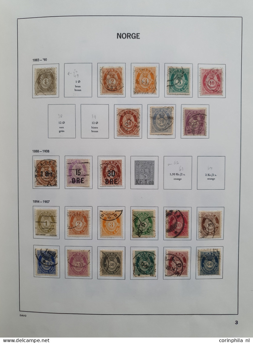 1851/ 2012 Used Collection Including Denmark, Norway And Sweden Nicely Arranged In 6 (Davo) Albums - Altri - Europa