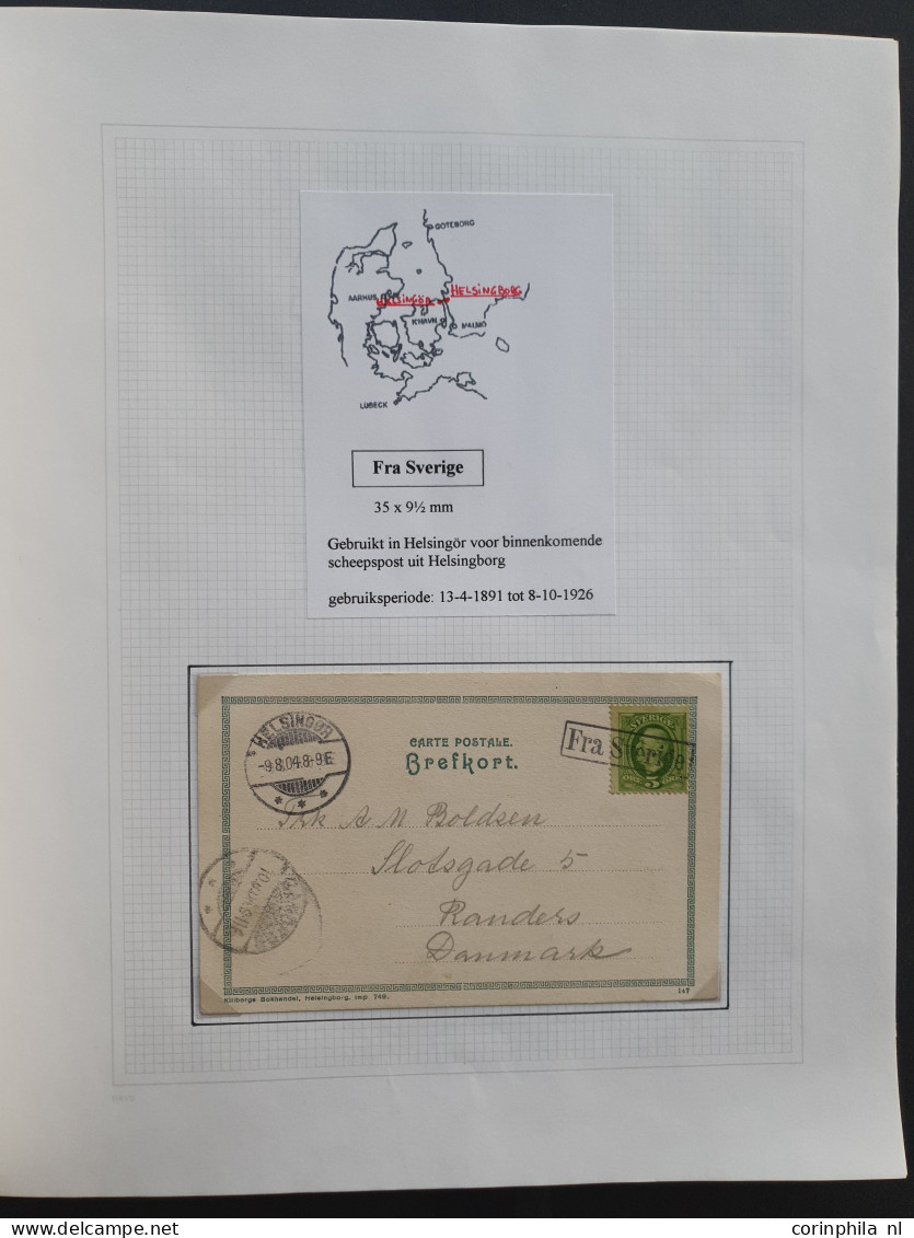 Cover 1854/1973 Collection In- And Outcoming Shipmail Including Better Items E.g. Stampless Cover With Fra Stettin Cance - Otros - Europa