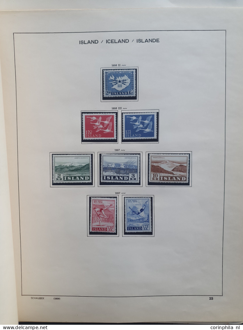 1855/1961 collection used and */** including better items e.g. Danish West Indies, Norway no.1, Finland no.2  etc. (part
