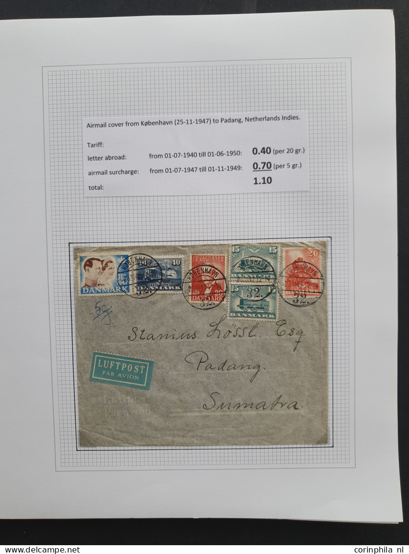 Cover , Airmail 1926/2014 very nicely arranged collection airmail covers with approx. 190 items, mostly older, including